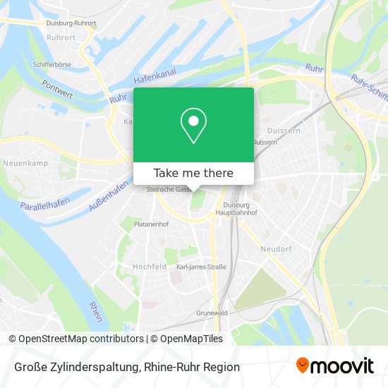 Große Zylinderspaltung map