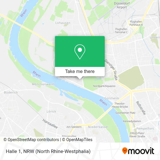 Halle 1 map
