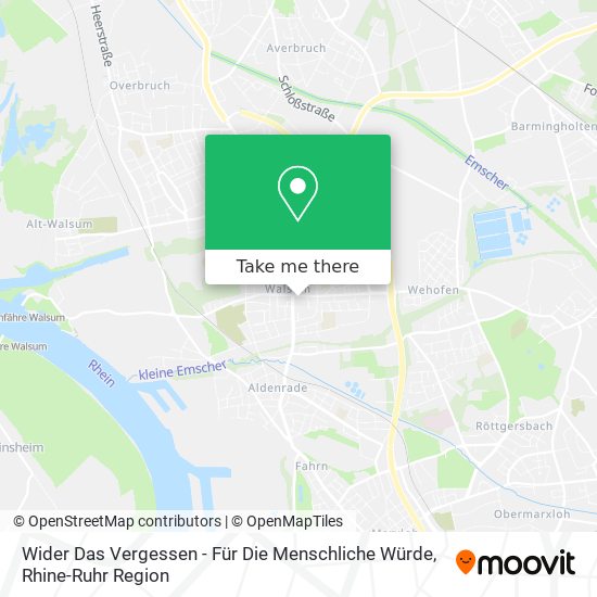 Wider Das Vergessen - Für Die Menschliche Würde map