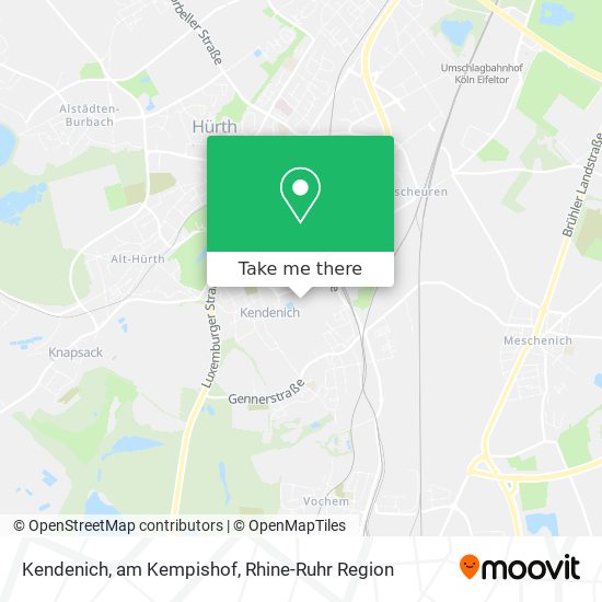 Kendenich, am Kempishof map