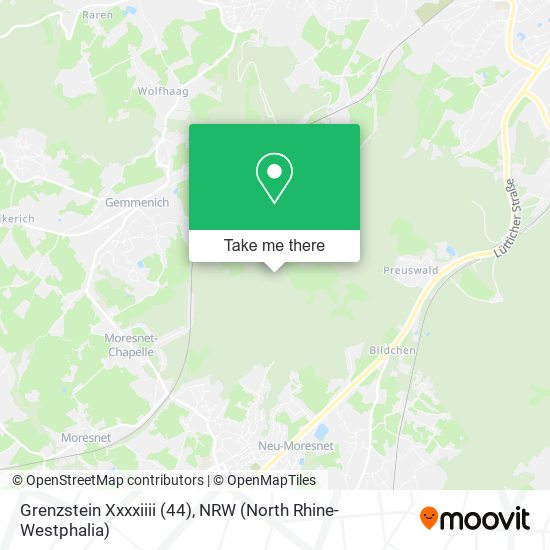 Grenzstein Xxxxiiii (44) map