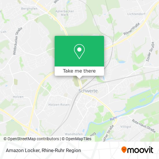 Amazon Locker map