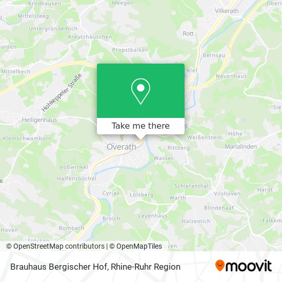 Brauhaus Bergischer Hof map