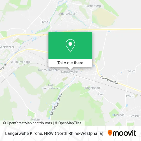 Langerwehe Kirche map