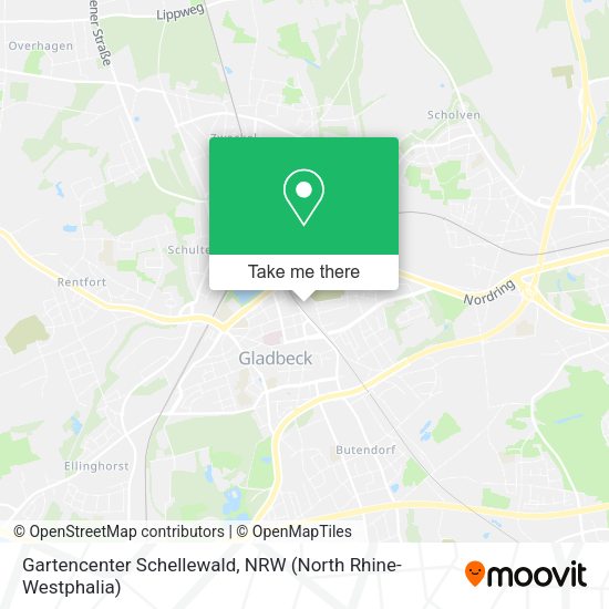 Карта Gartencenter Schellewald