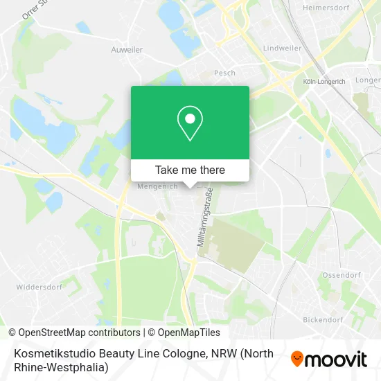 Карта Kosmetikstudio Beauty Line Cologne