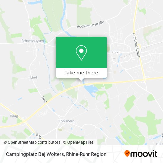 Campingplatz Bej Wolters map