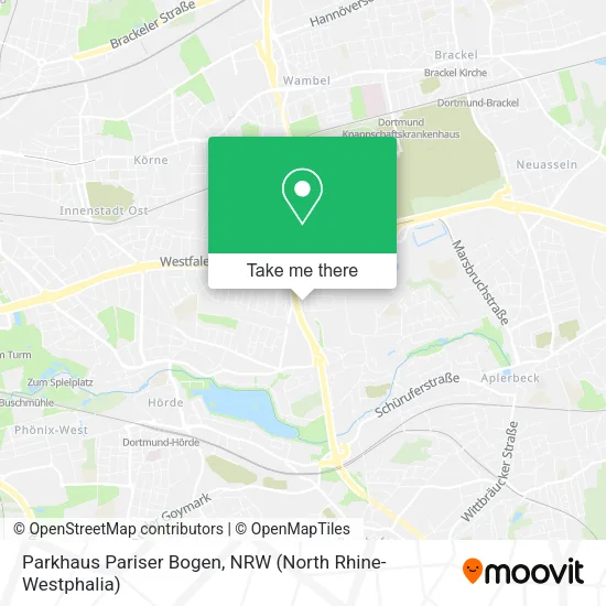 Карта Parkhaus Pariser Bogen