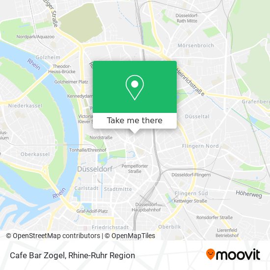 Cafe Bar Zogel map