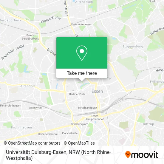 Universität Duisburg-Essen map
