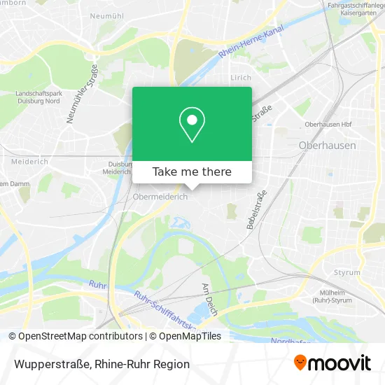 Карта Wupperstraße