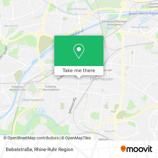 Bebelstraße map