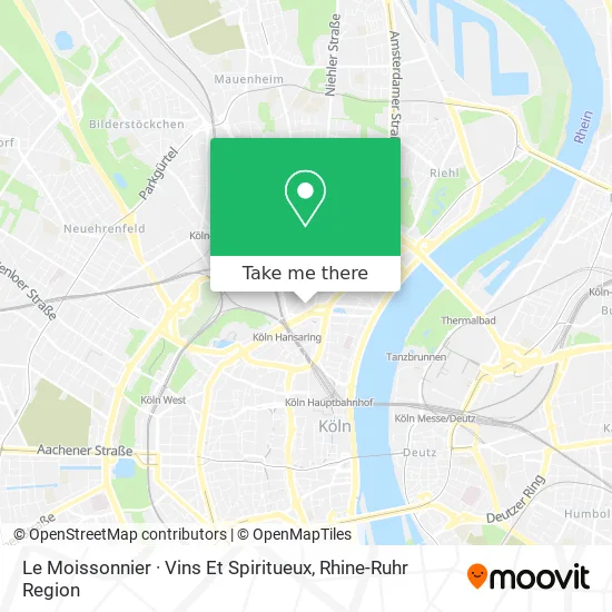 Карта Le Moissonnier · Vins Et Spiritueux