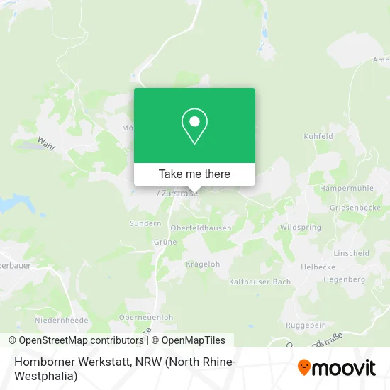 Карта Homborner Werkstatt