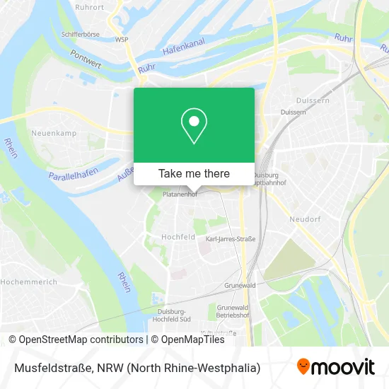 Musfeldstraße map