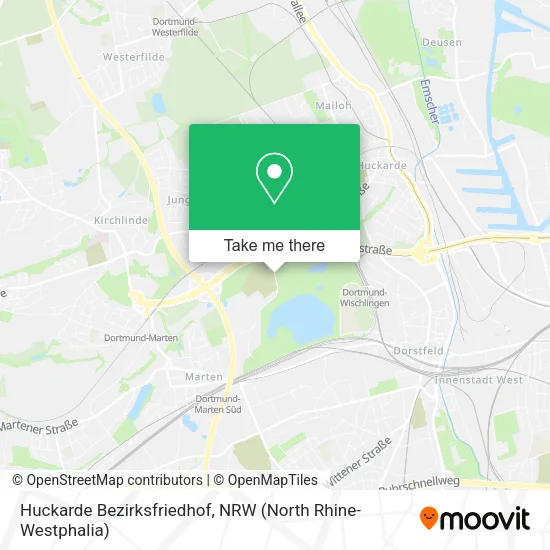 Карта Huckarde Bezirksfriedhof