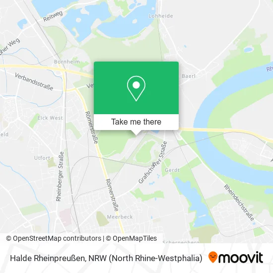 Карта Halde Rheinpreußen