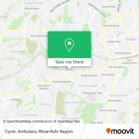 Cycle- Ambulanz map
