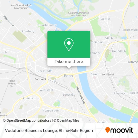 Vodafone Business Lounge map