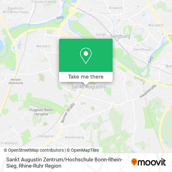 Sankt Augustin Zentrum / Hochschule Bonn-Rhein-Sieg map