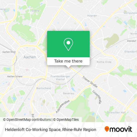 Heldenloft Co-Working Space map