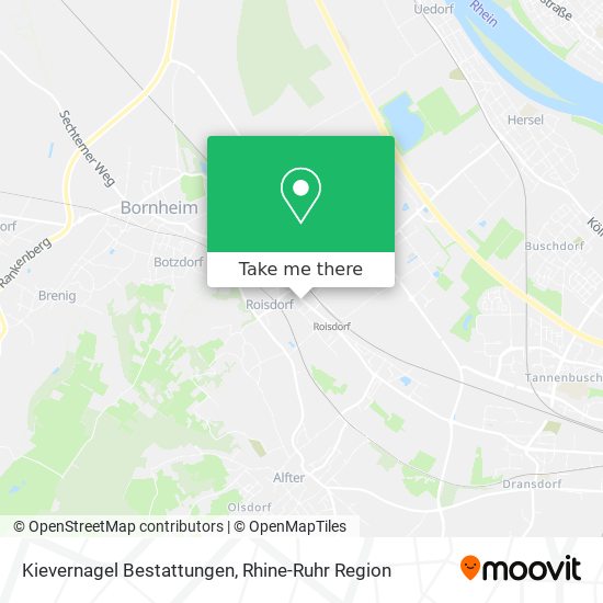 Kievernagel Bestattungen map