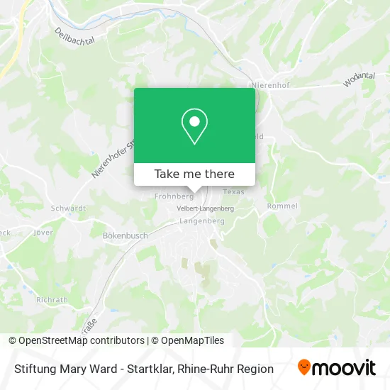 Карта Stiftung Mary Ward - Startklar