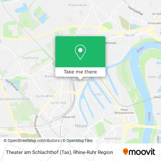 Карта Theater am Schlachthof (Tas)