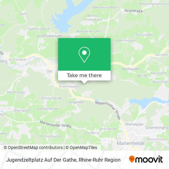 Jugendzeltplatz Auf Der Gathe map