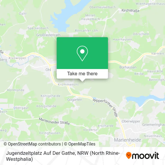 Карта Jugendzeltplatz Auf Der Gathe