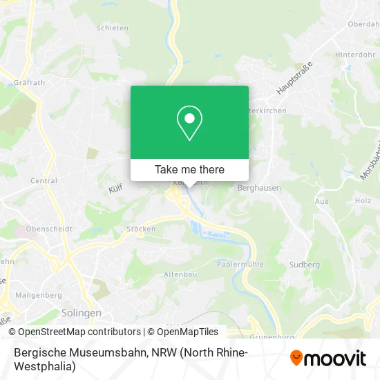 Bergische Museumsbahn map