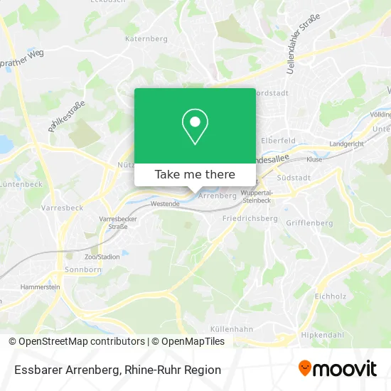 Essbarer Arrenberg map