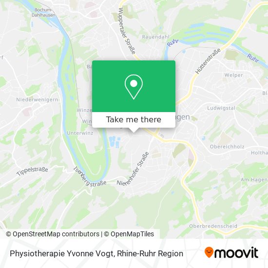 Physiotherapie Yvonne Vogt map
