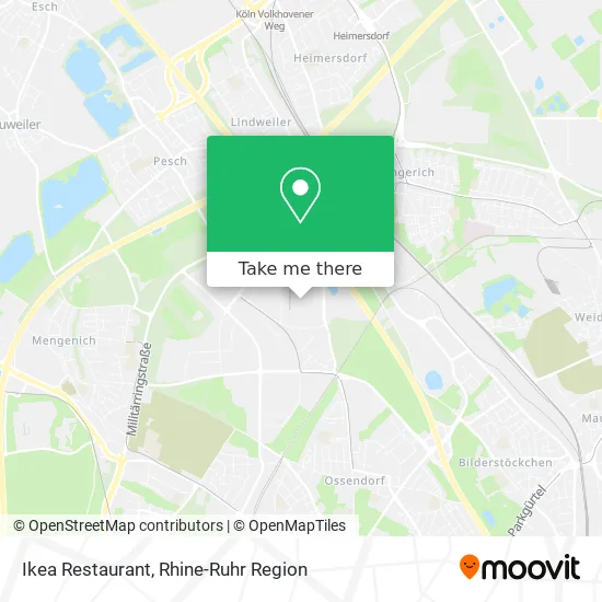 Карта Ikea Restaurant