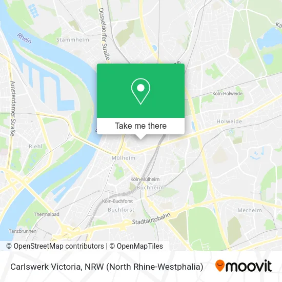 Carlswerk Victoria map