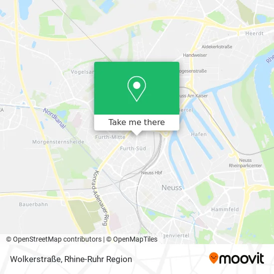 Карта Wolkerstraße