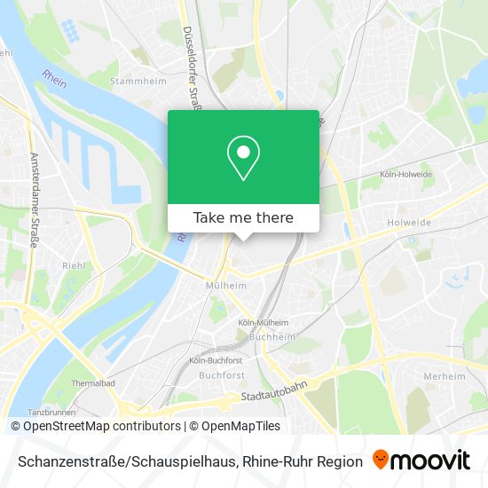 Карта Schanzenstraße/Schauspielhaus