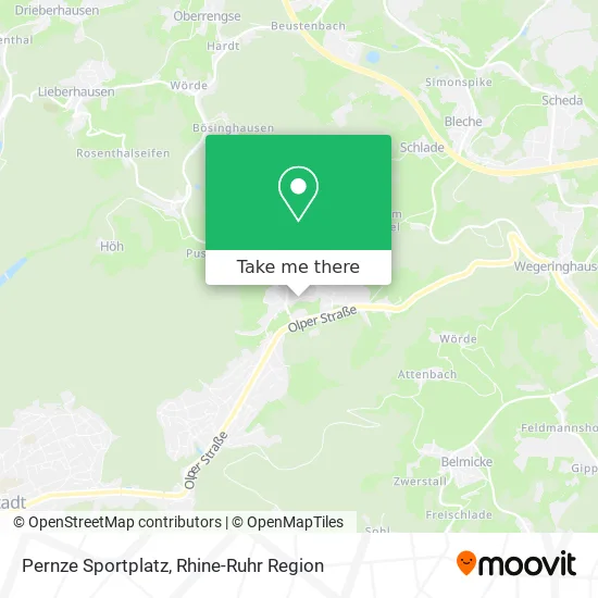 Карта Pernze Sportplatz