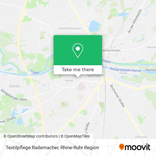 Textilpflege Rademacher map