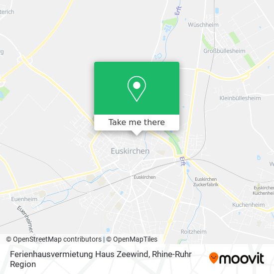 Ferienhausvermietung Haus Zeewind map