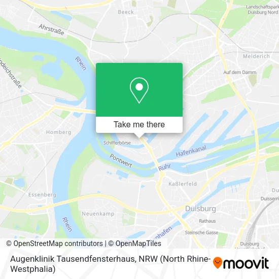 Карта Augenklinik Tausendfensterhaus
