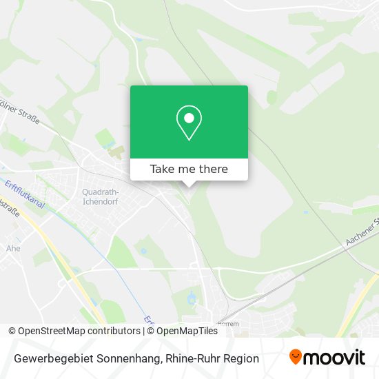 Gewerbegebiet Sonnenhang map