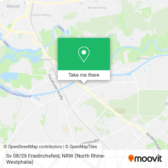 Sv 08/29 Friedrichsfeld map