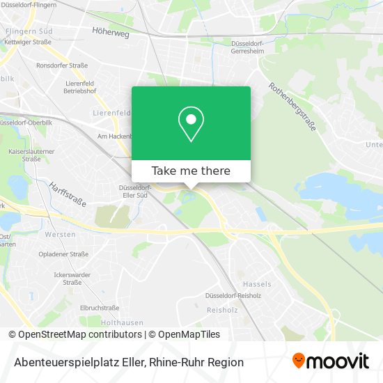 Abenteuerspielplatz Eller map