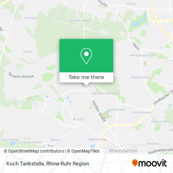 Koch Tankstelle map