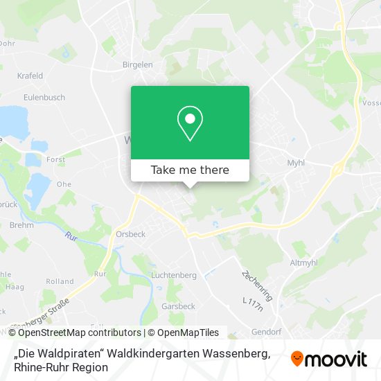 „Die Waldpiraten“ Waldkindergarten Wassenberg map