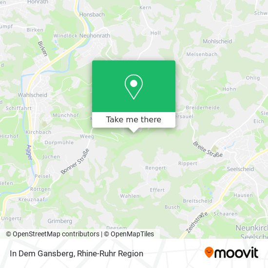 In Dem Gansberg map