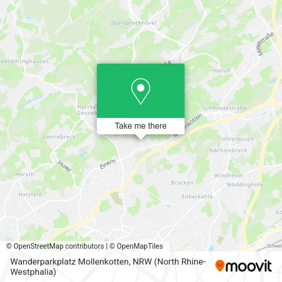 Карта Wanderparkplatz Mollenkotten