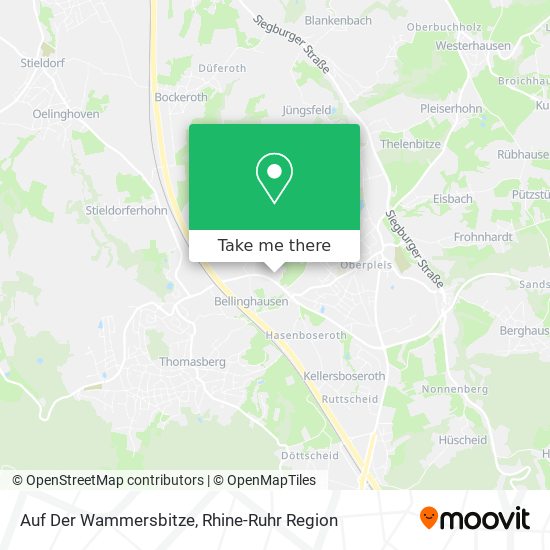 Карта Auf Der Wammersbitze