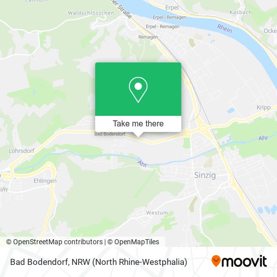 Bad Bodendorf map